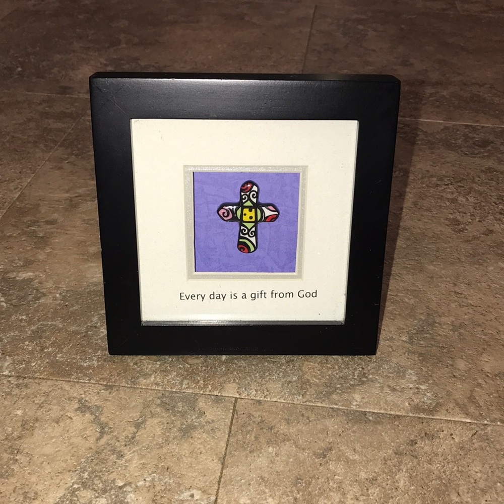 Cross Framed Picture